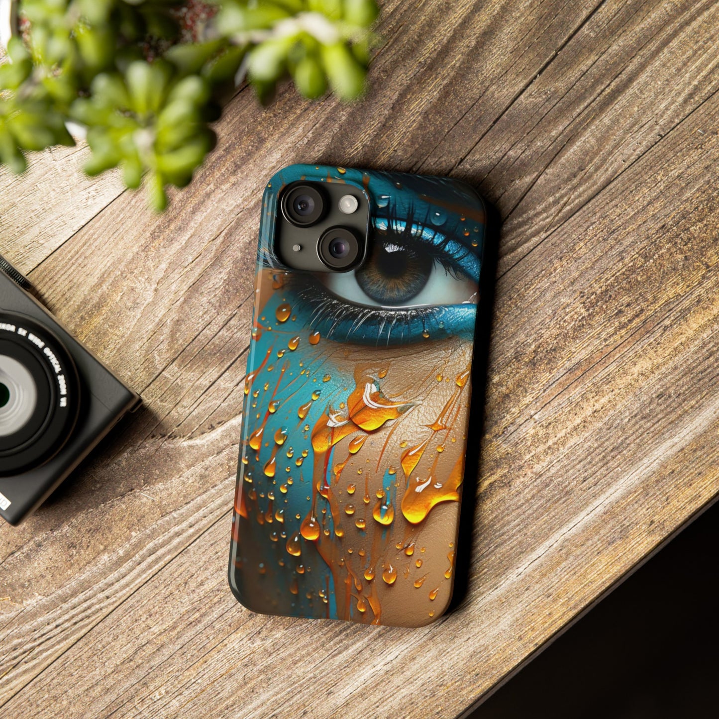 Tearful Eyes: iPhone 15, 14, 13, 12 Cases