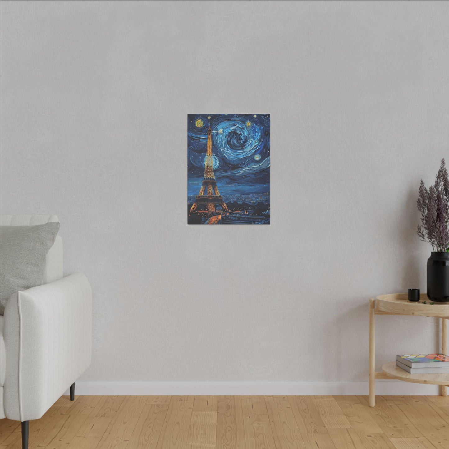 Canvas Paris Meets Van Gogh: A Masterpiece for Your Wall
