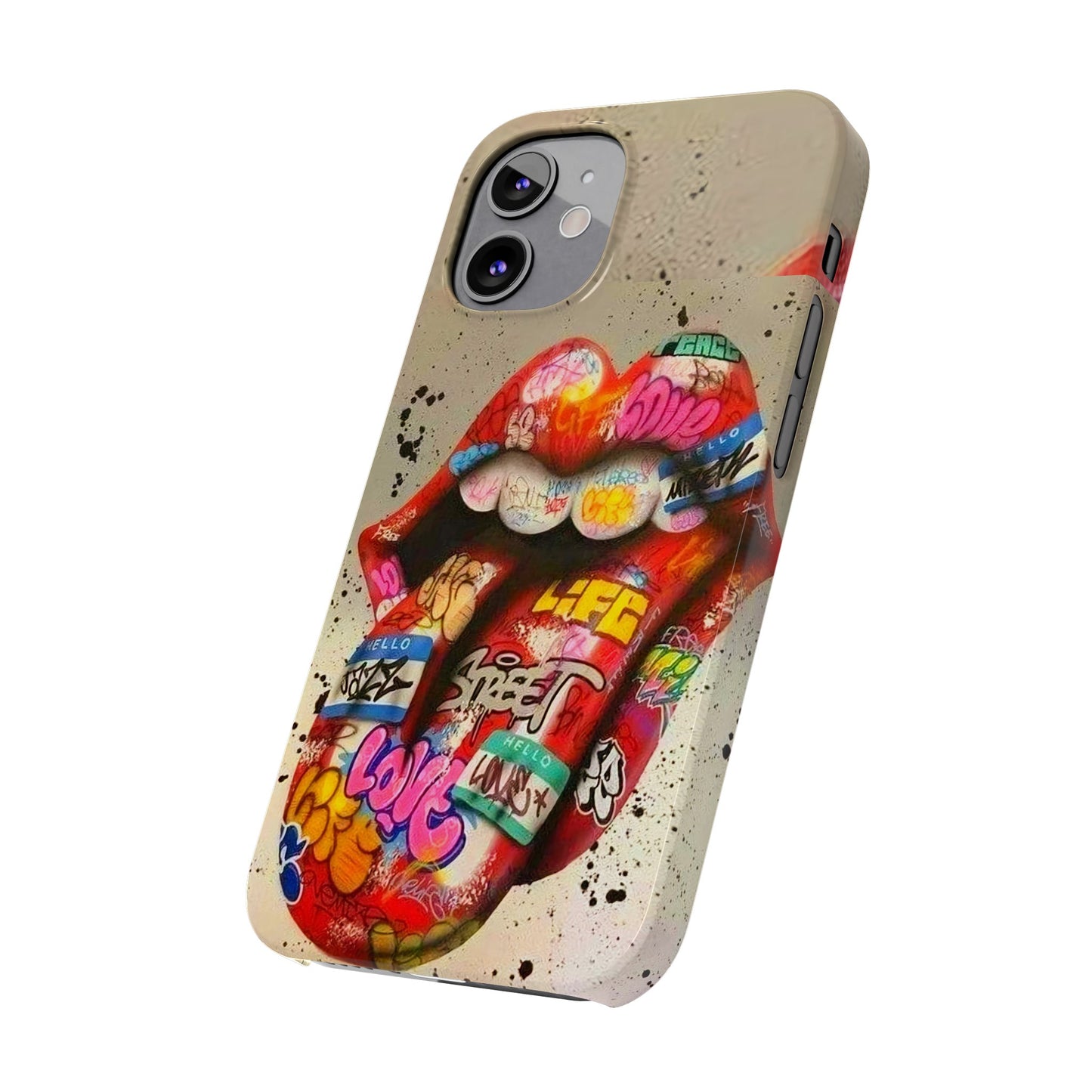 Rolling Stones Tongue Logo Iphone 15, 14, 13, 12 Cases
