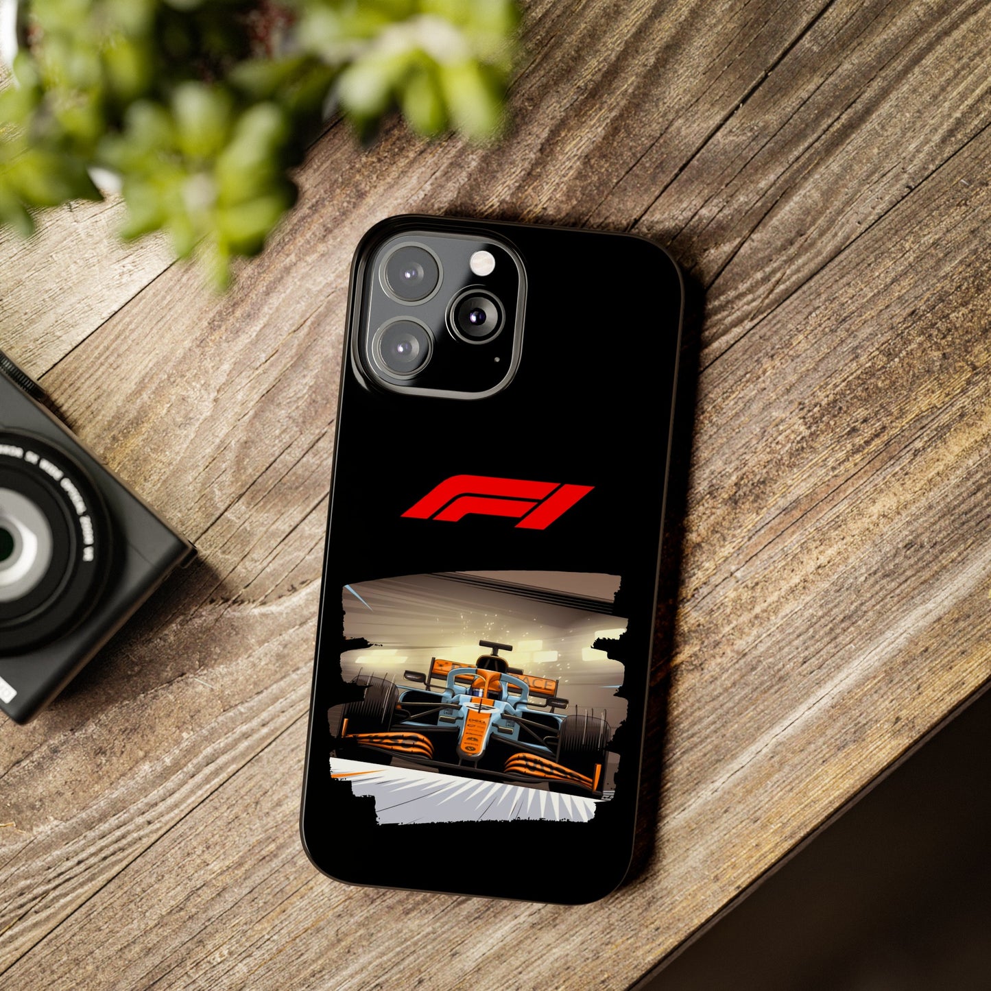 F1 McClaren Orange Car Iphone 15, 14, 13, 12, 11 Cases