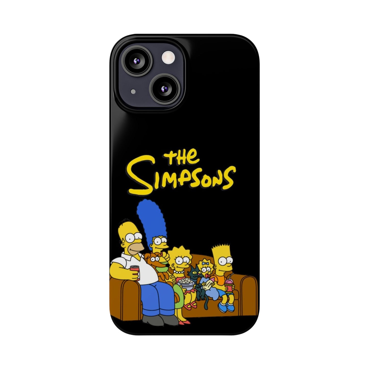 Springfield on Your Phone: The Simpsons iPhone 15, 14, 13, 12, 11 Cases