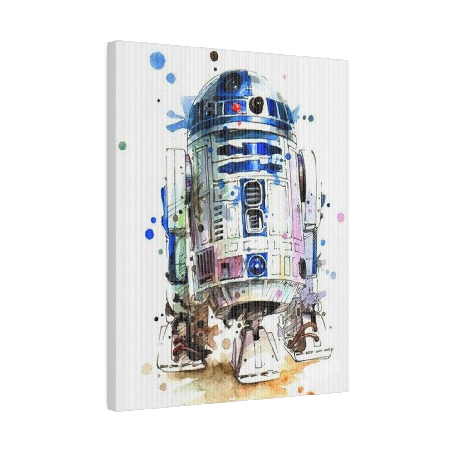 Star Wars R2-D2 Watercolor Art Canvas: Droid Delight