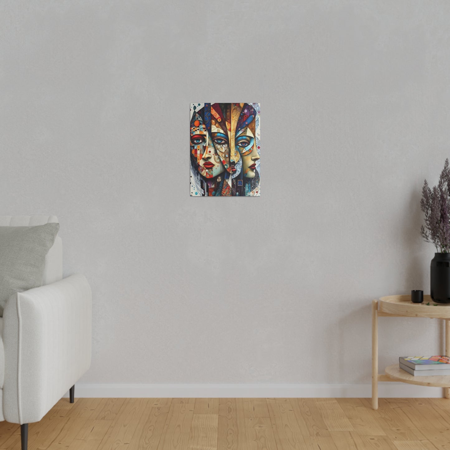 The 3 Faces Canvas Wall Art
