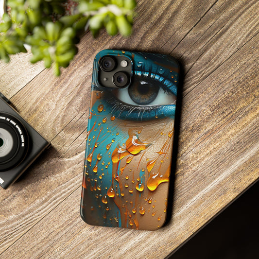 Tearful Eyes: iPhone 15, 14, 13, 12 Cases