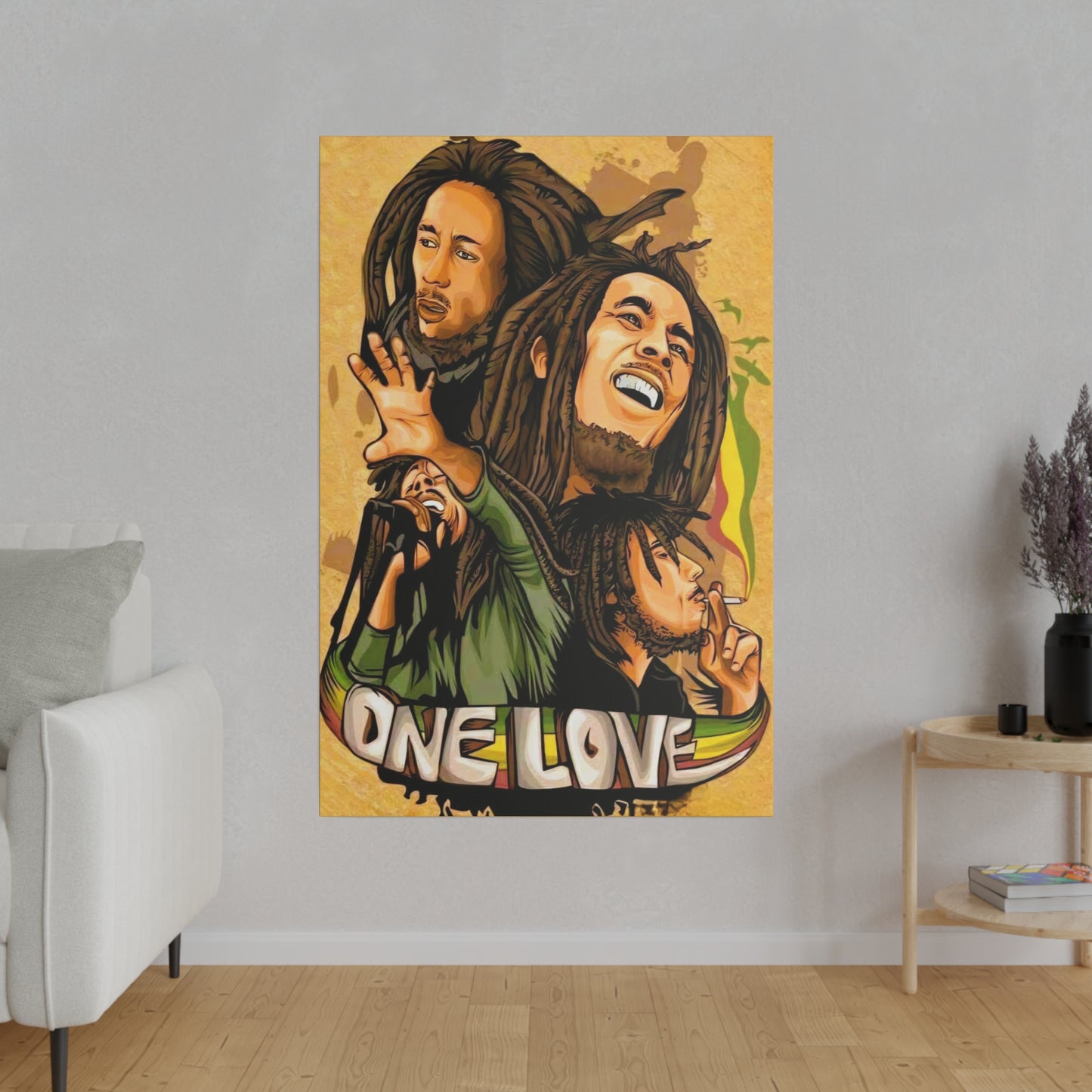 Bob Marley, One Love - Canvas