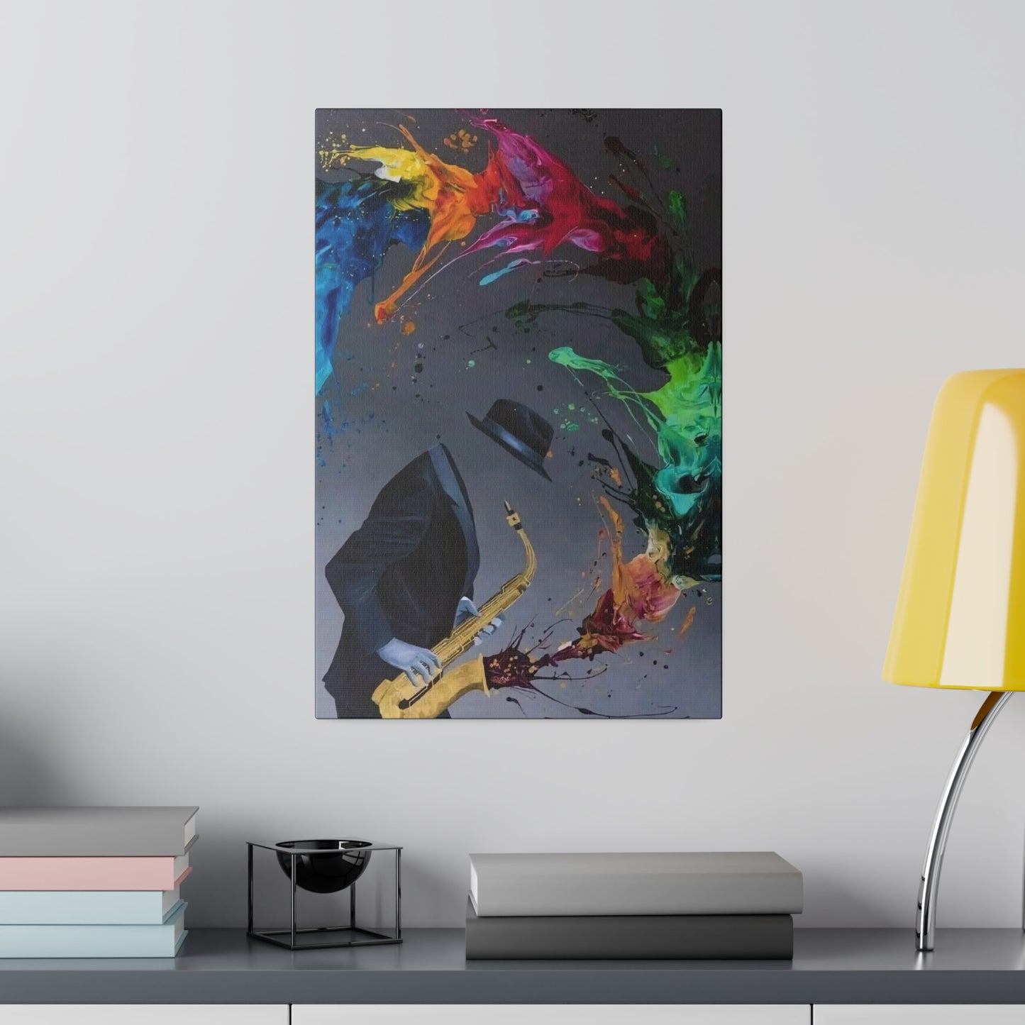 Saxophonist Symphony: Music-Inspired - Canvas
