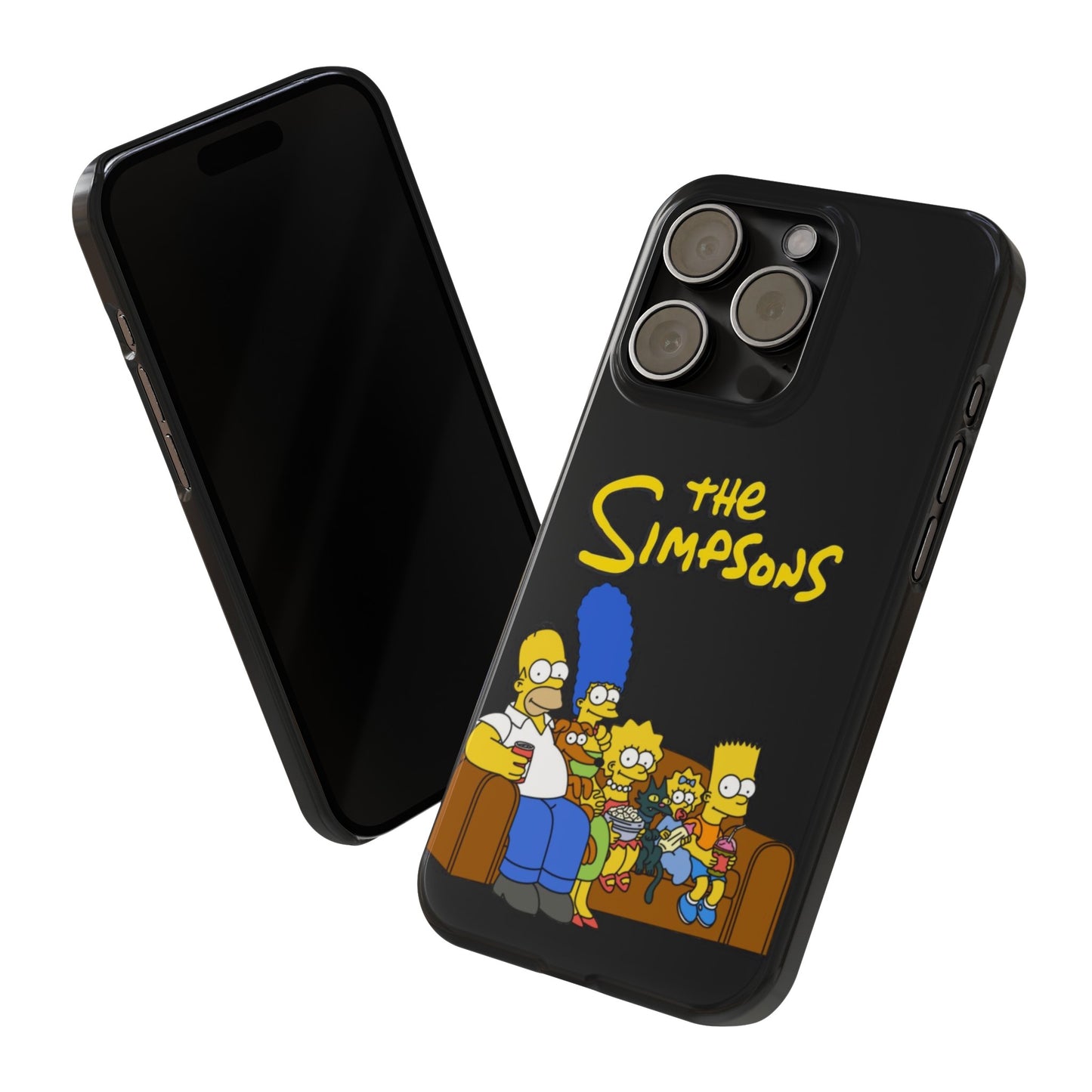 Springfield on Your Phone: The Simpsons iPhone 15, 14, 13, 12, 11 Cases