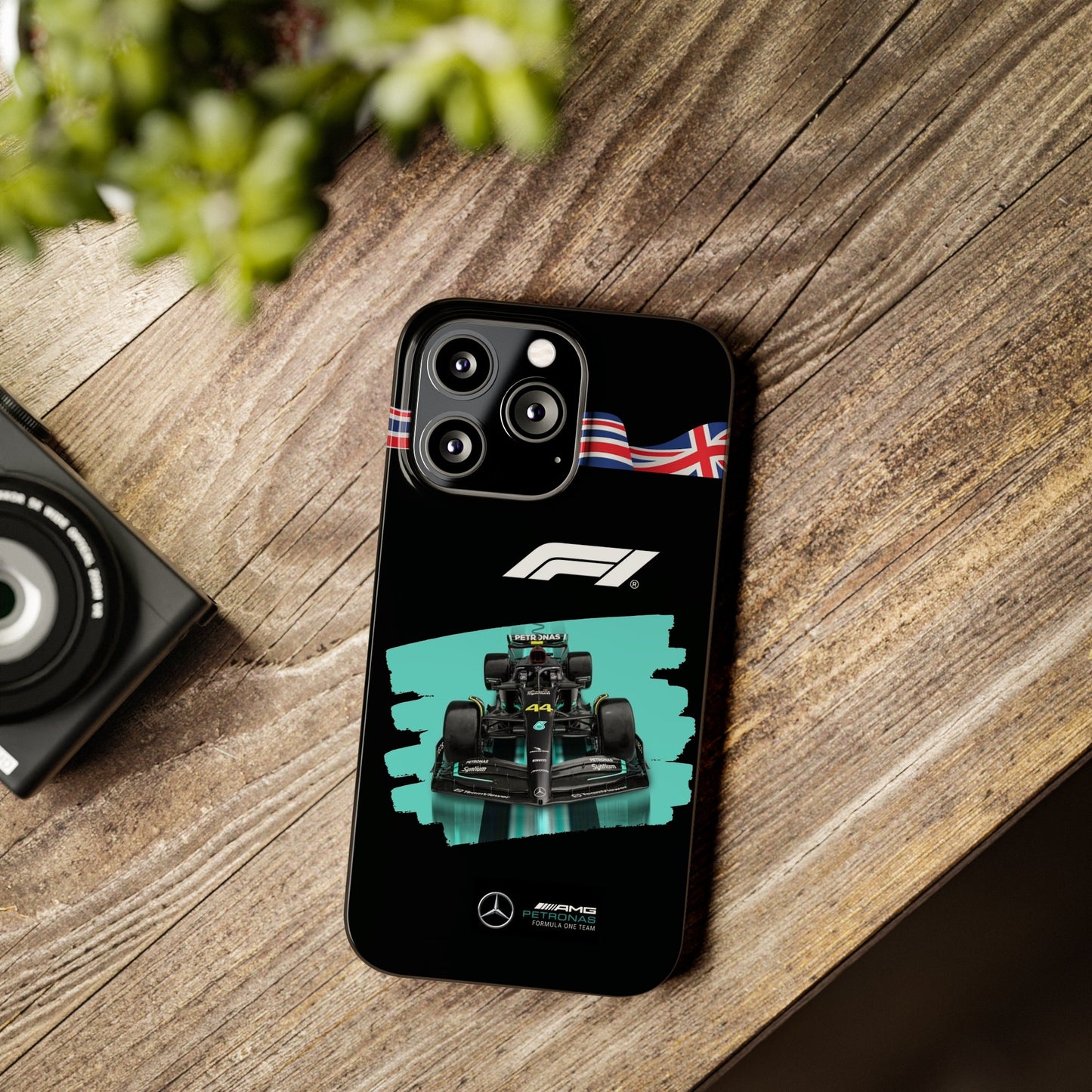F1 Mercedes Black Edition Iphone Cases