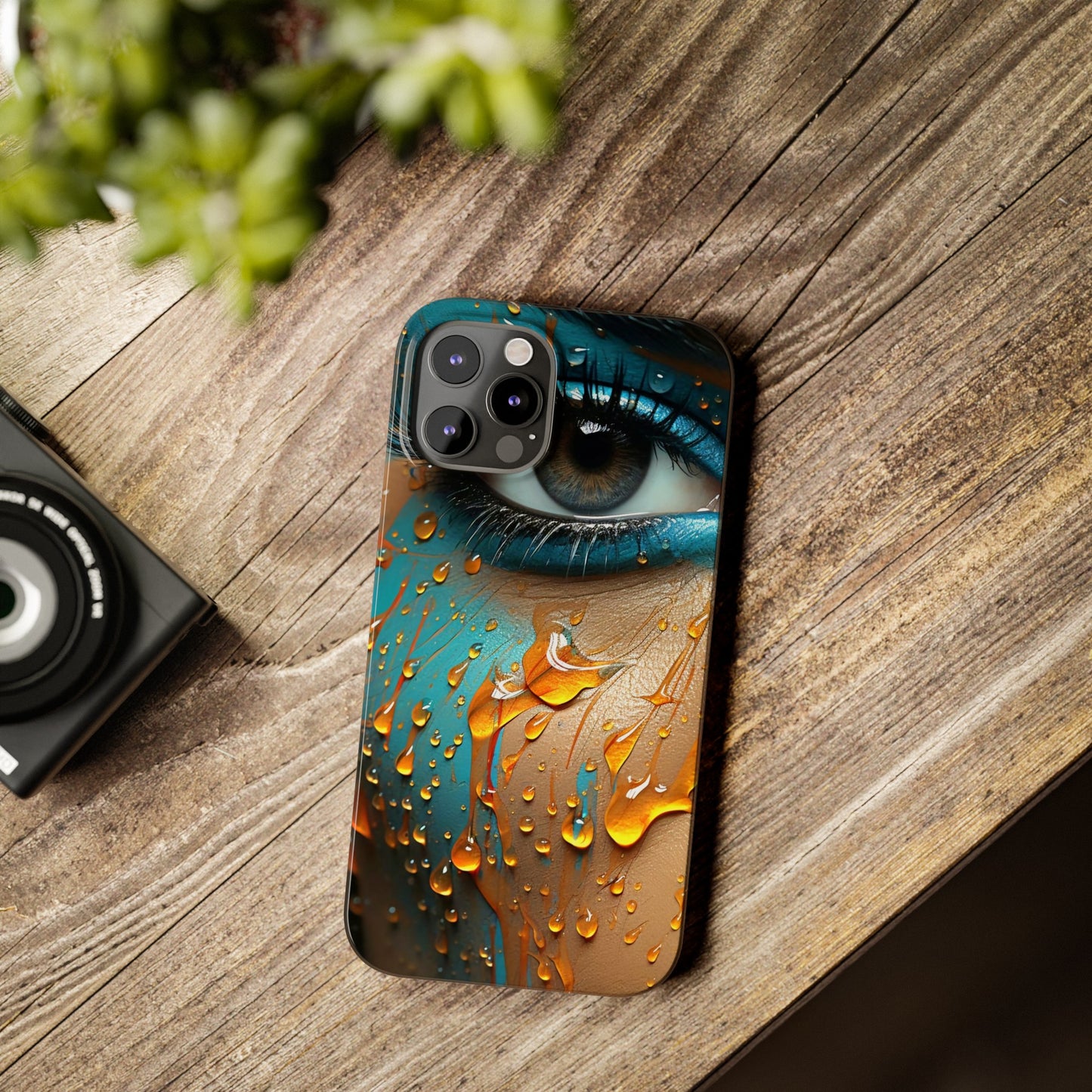 Tearful Eyes: iPhone 15, 14, 13, 12 Cases
