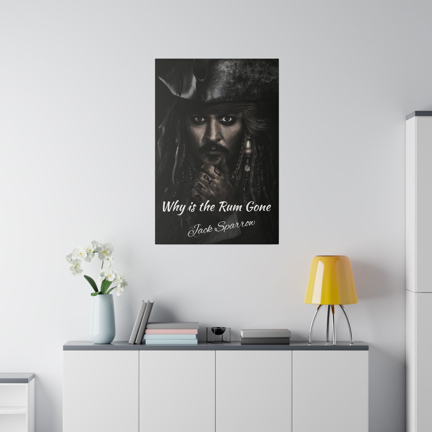 Captain Jack Sparrow - Why is the Rum Gone Canvas
