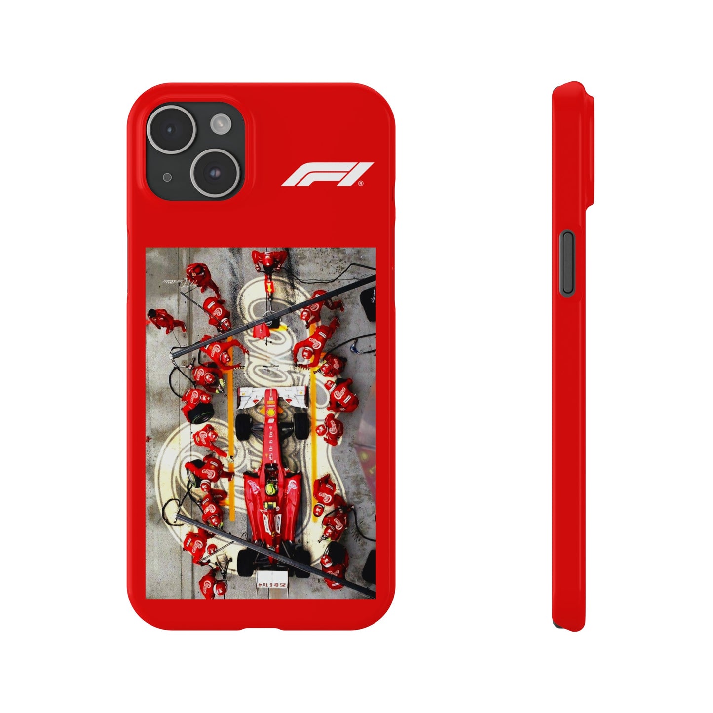 F1 Ferrari Pitstop Iphone Cases