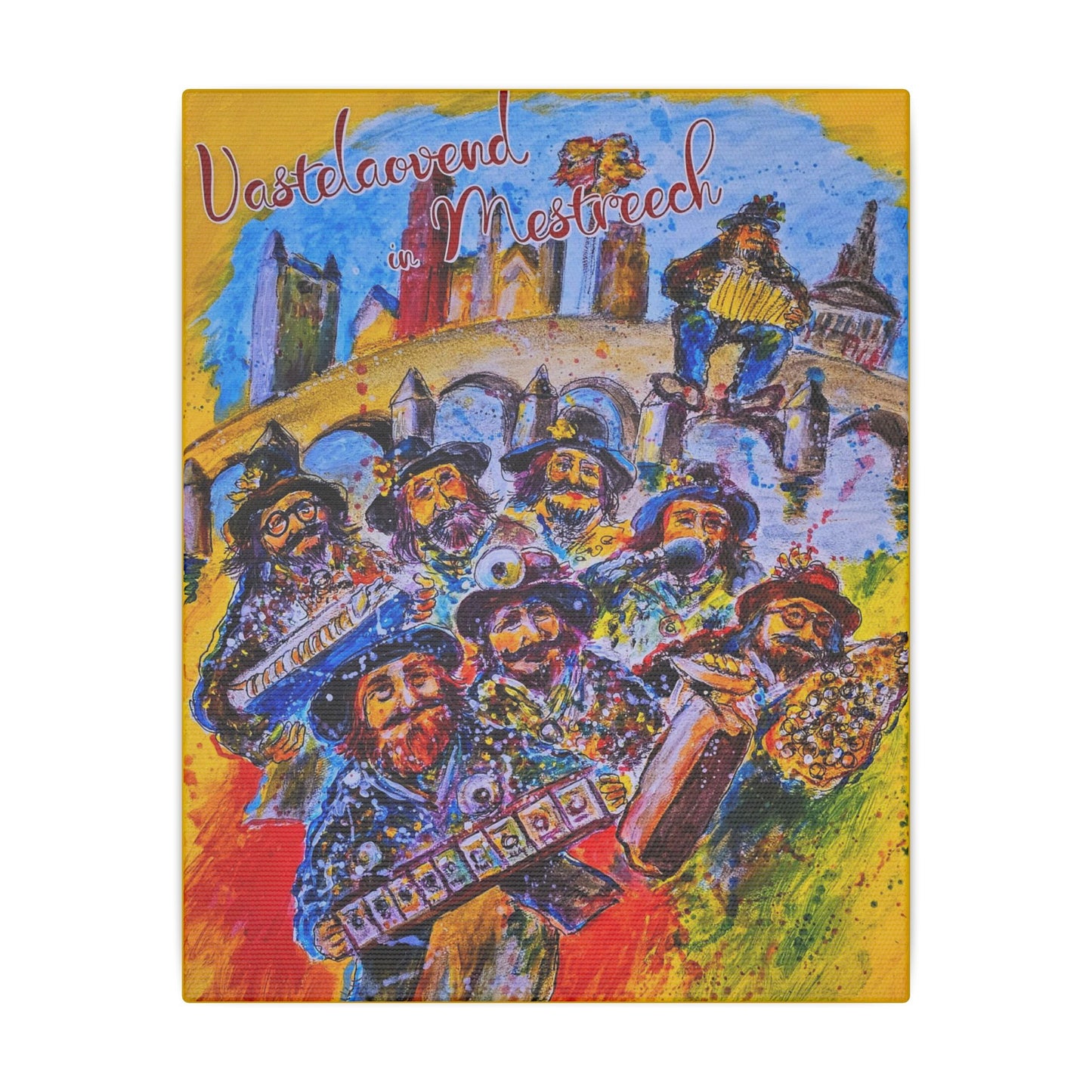Vastelaovend in Mestreech - Colorful Wall Canvas