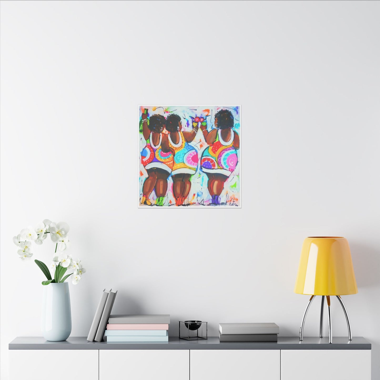 Three Fat Ladies - Party Time Canvas