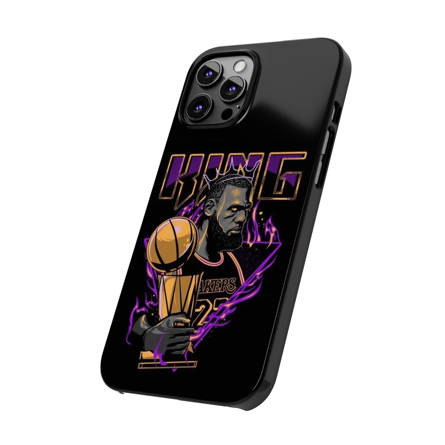 LeBron James is The King Iphone 15, 14, 13, 12, 11 Cases