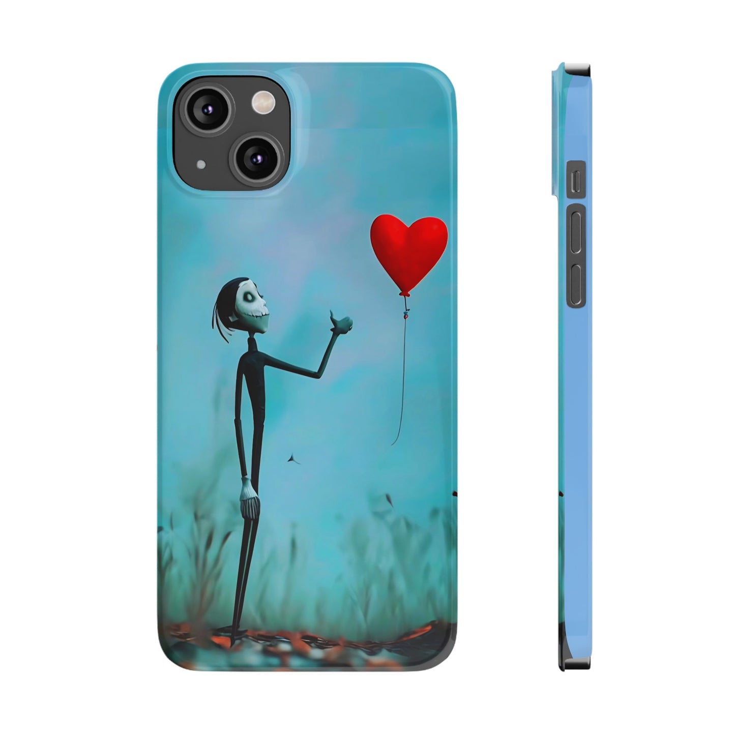 Heart Balloon Art Design iPhone Cases: Love in the Air
