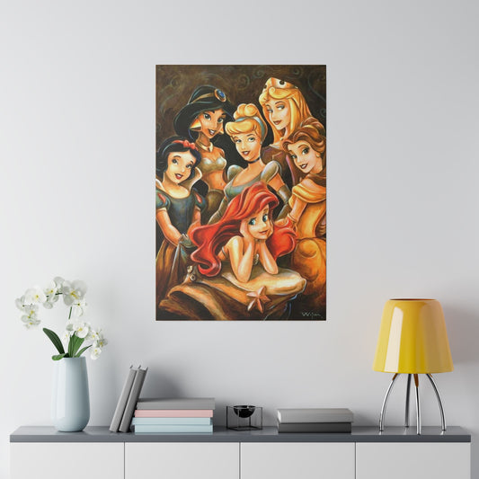 Ladies of Walt Disney: Enchanting Princesses Collection - Canvas