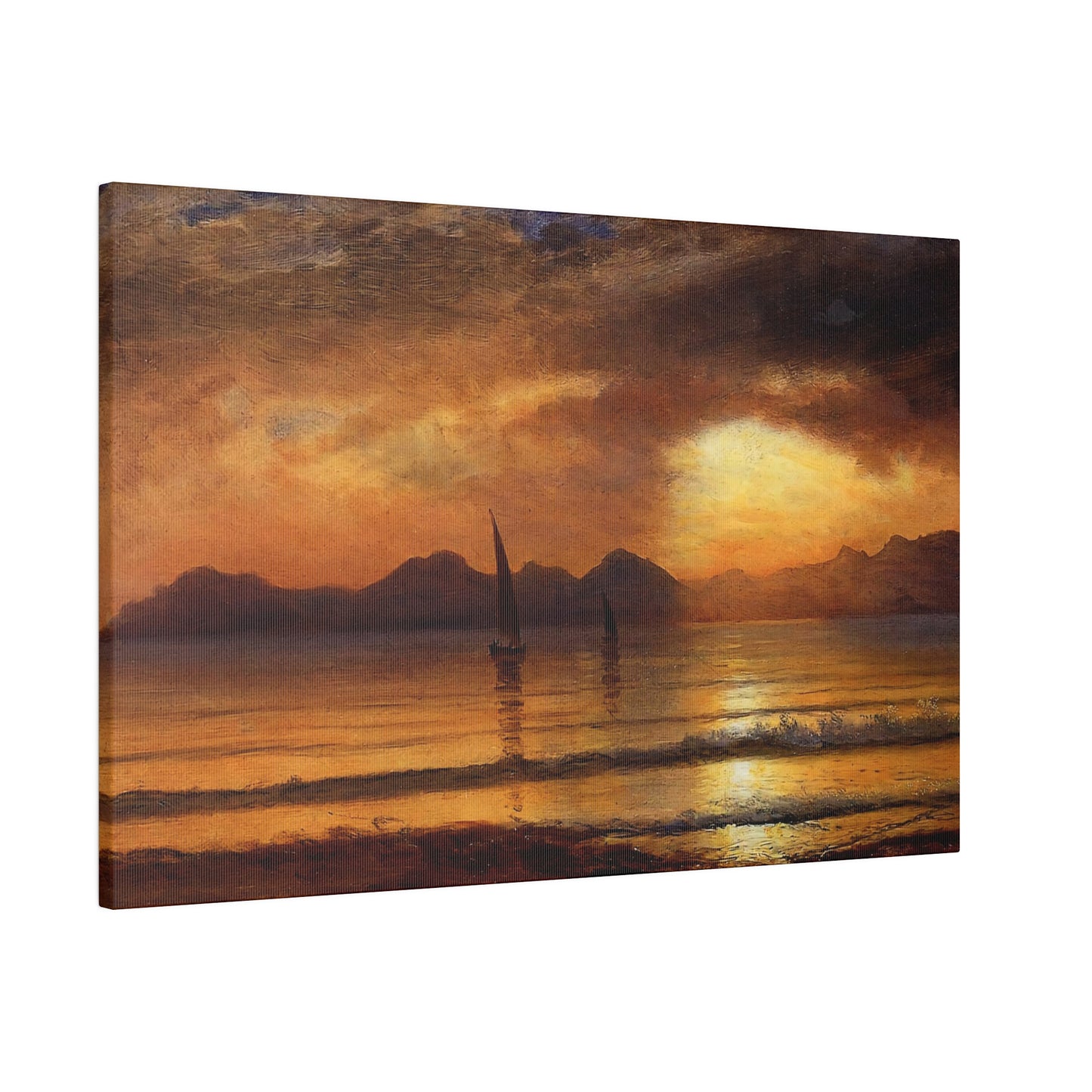 Sailing Into The Sunset - Canvas