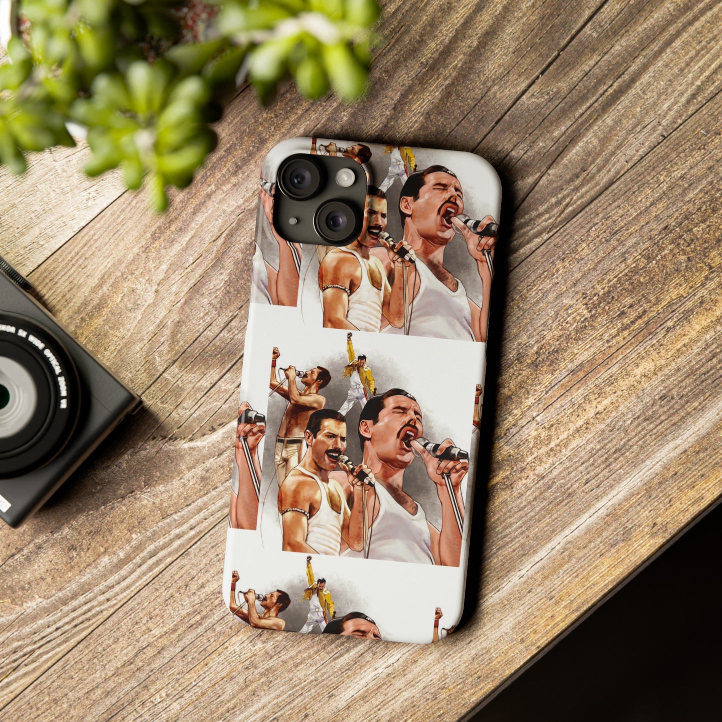 Freddie Mercury, Live, Queen, Iphone 15, 14, 13, 12 Cases