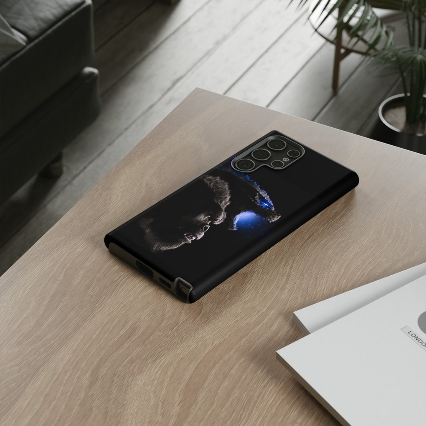 Godzilla x Kong New Age Samsung Galaxy Cases: Unleash the Titan (Blue edition)
