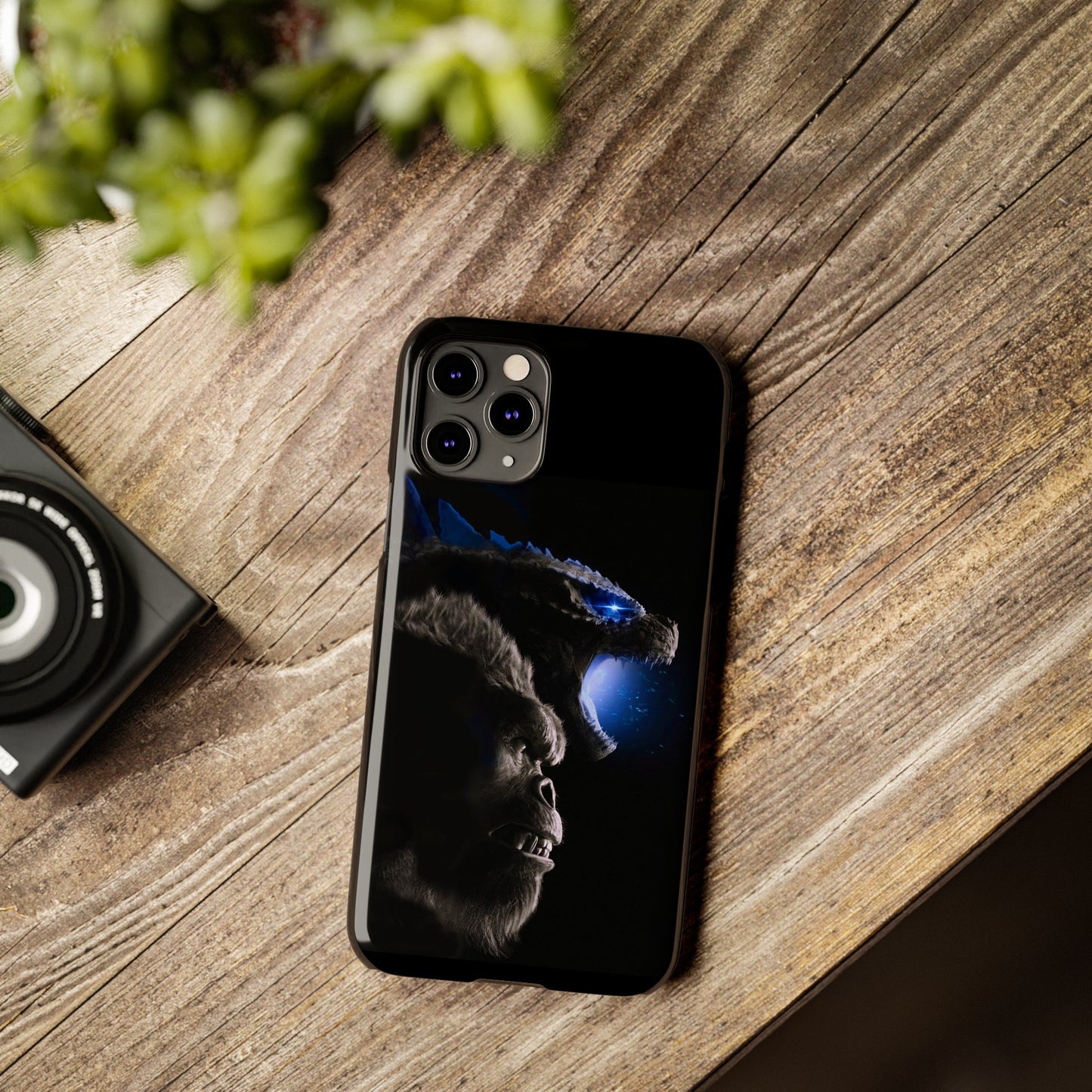Godzilla x Kong New Age iPhone Cases: Unleash the Titans (Blue Edition)