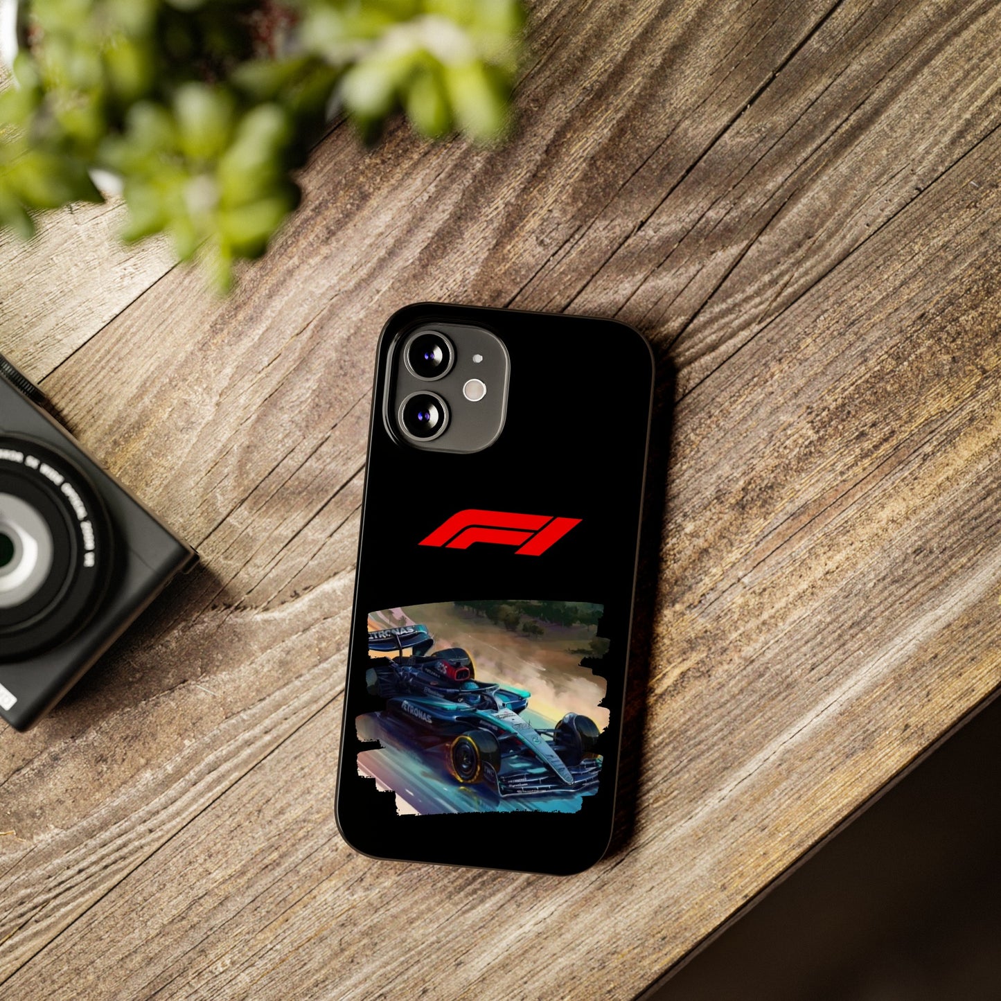 F1 Mercedes Racecar Iphone 15, 14, 13, 12, 11 Cases