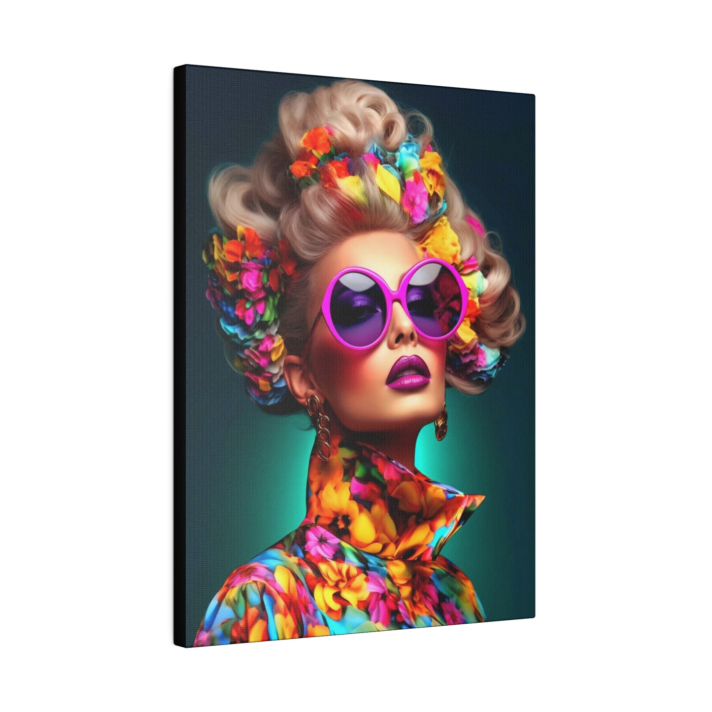 Vibrant Women: Colorful Art Style - Canvas