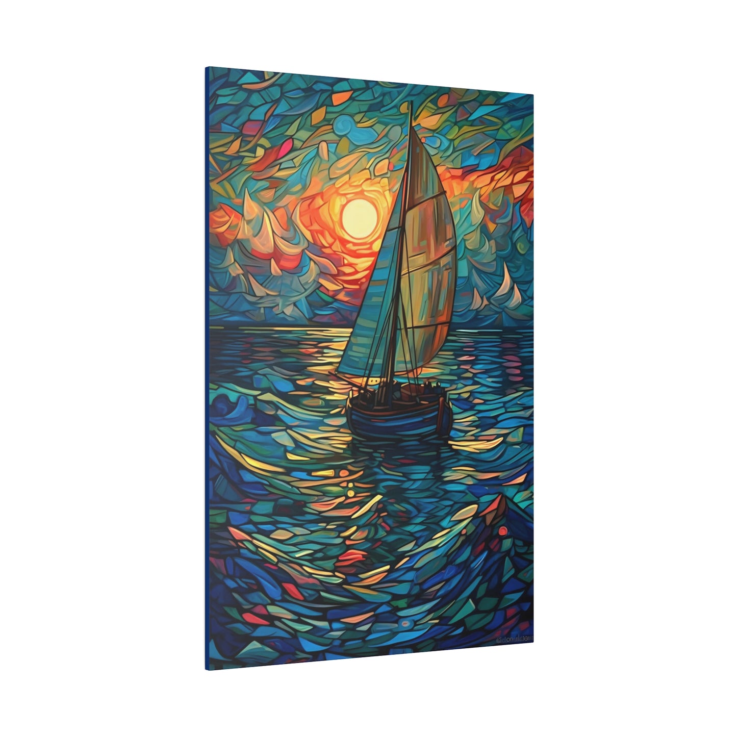 Ship on the Sea: Nautical Wall Art - Canvas