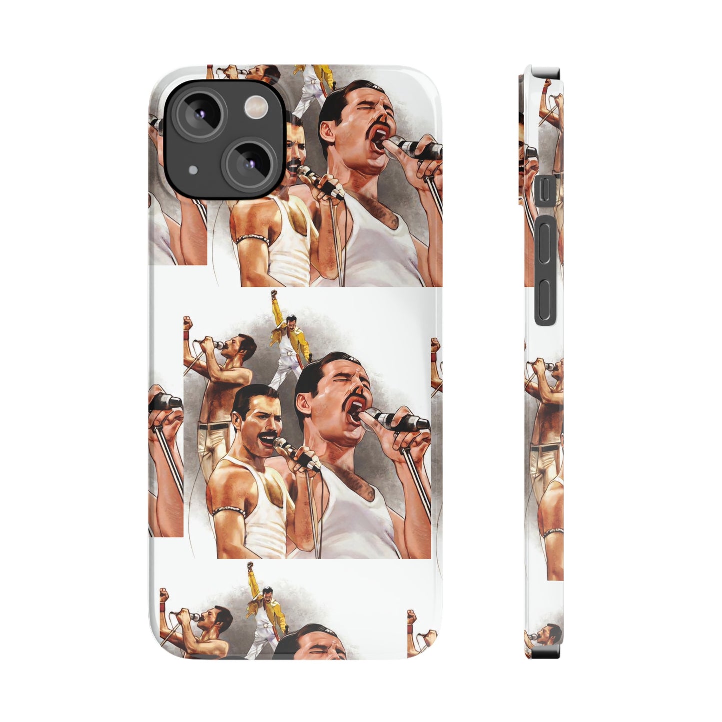 Freddie Mercury, Live, Queen, Iphone 15, 14, 13, 12 Cases