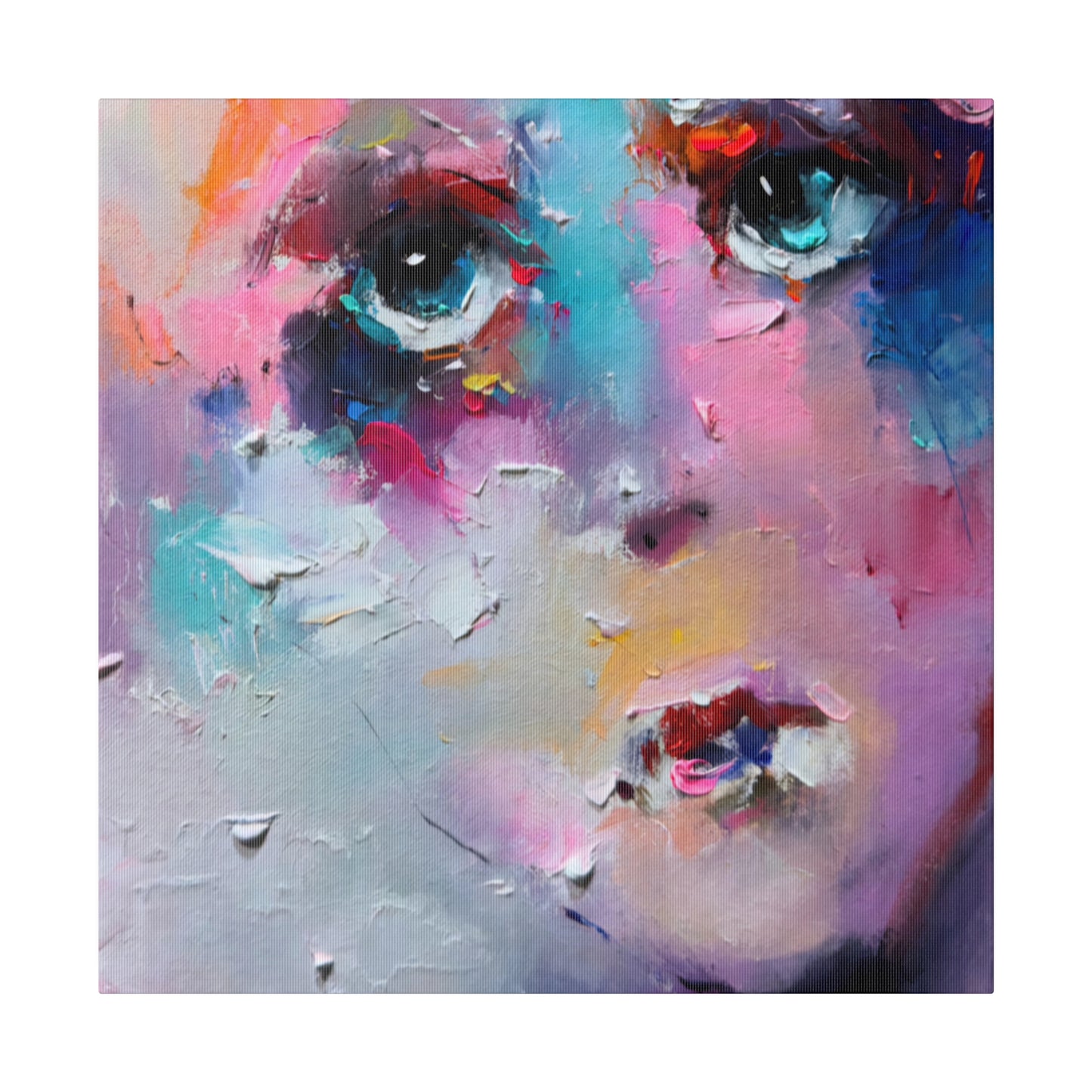 Vivid Despair - A Colorful Sadness - Canvas