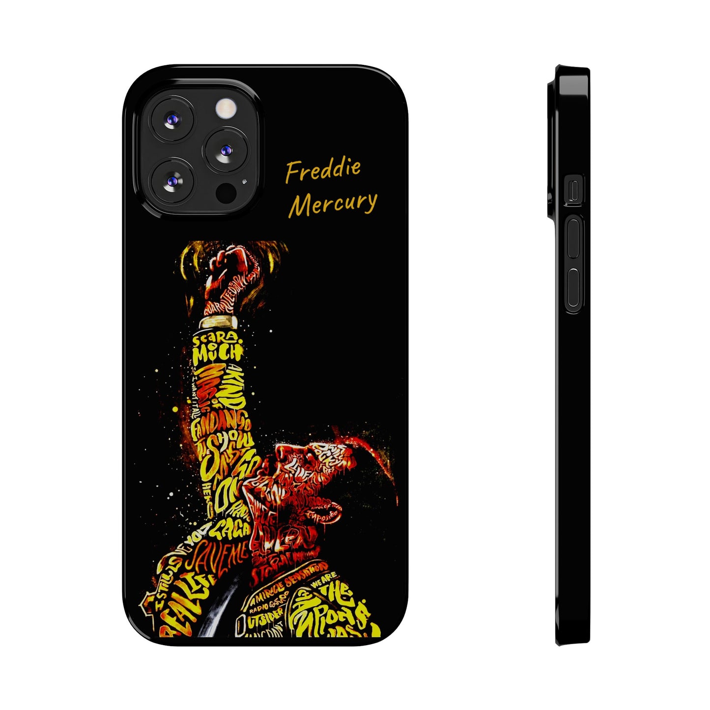 Freddie Mercury Songs IPhone 15, 14, 13, 12, 11 Cases