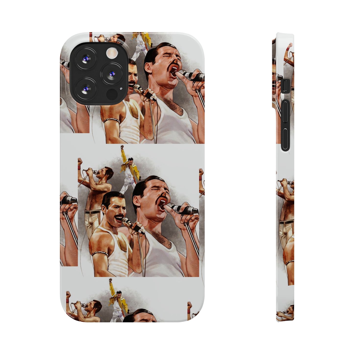 Freddie Mercury, Live, Queen, Iphone 15, 14, 13, 12 Cases