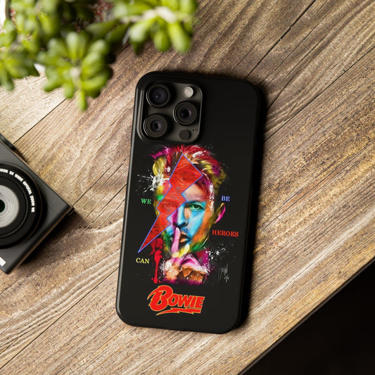 David Bowie: We Can Be Heroes" iPhone 15, 14, 13, 12 Cases