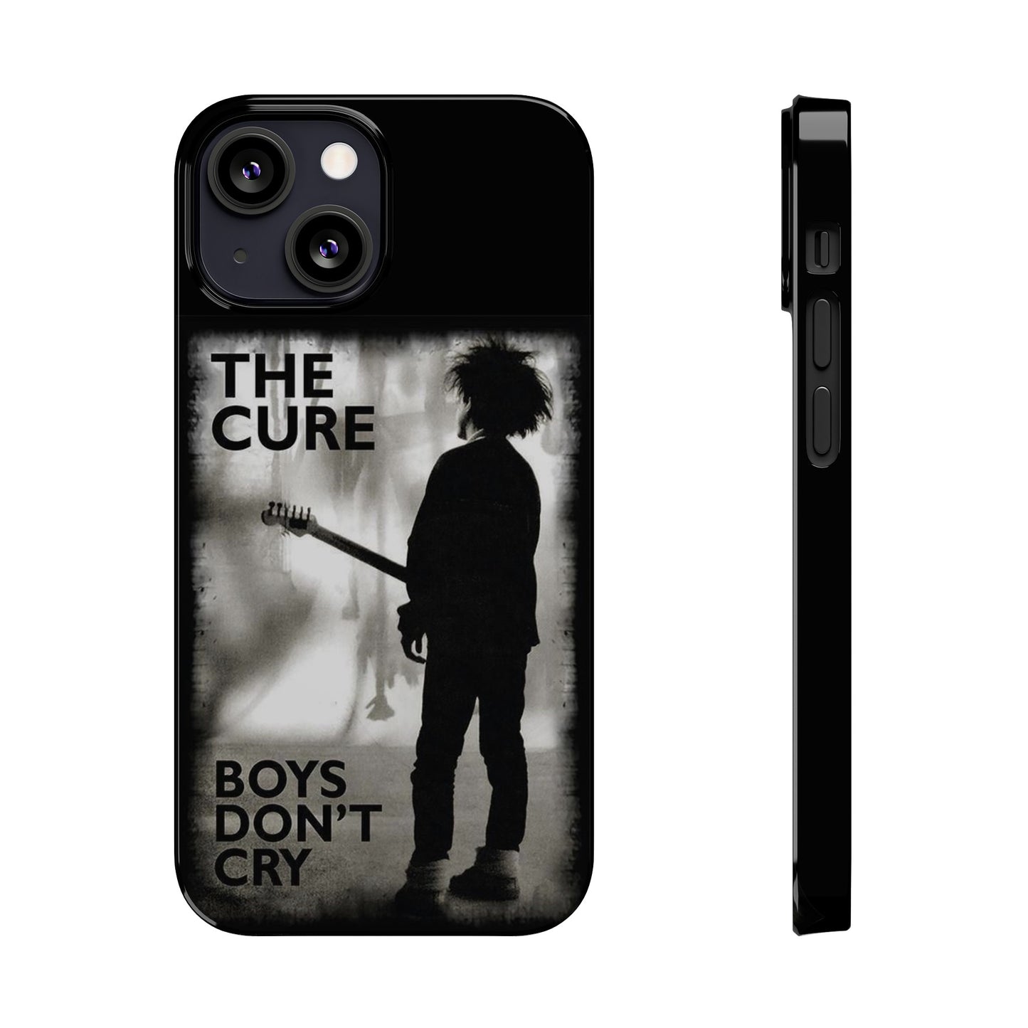 The Cure: Boys Don't Cry" iPhone Covers for 15, 14, 13, 12, 11