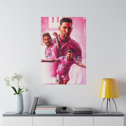 Lionel Messi by Inter Miami - Canvas