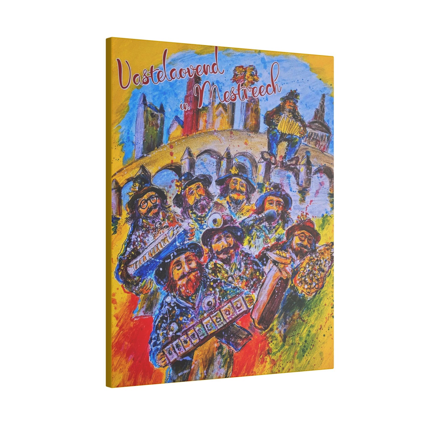 Vastelaovend in Mestreech - Colorful Wall Canvas