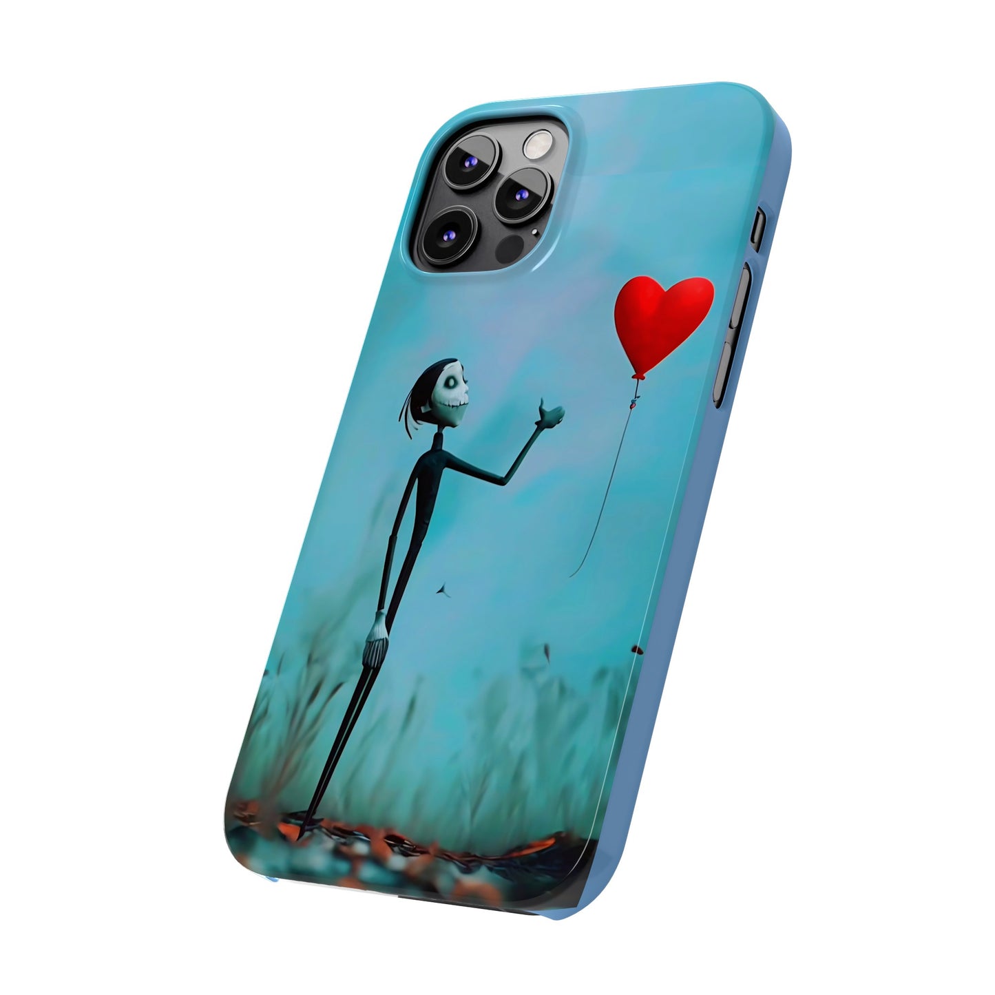 Heart Balloon Art Design iPhone Cases: Love in the Air
