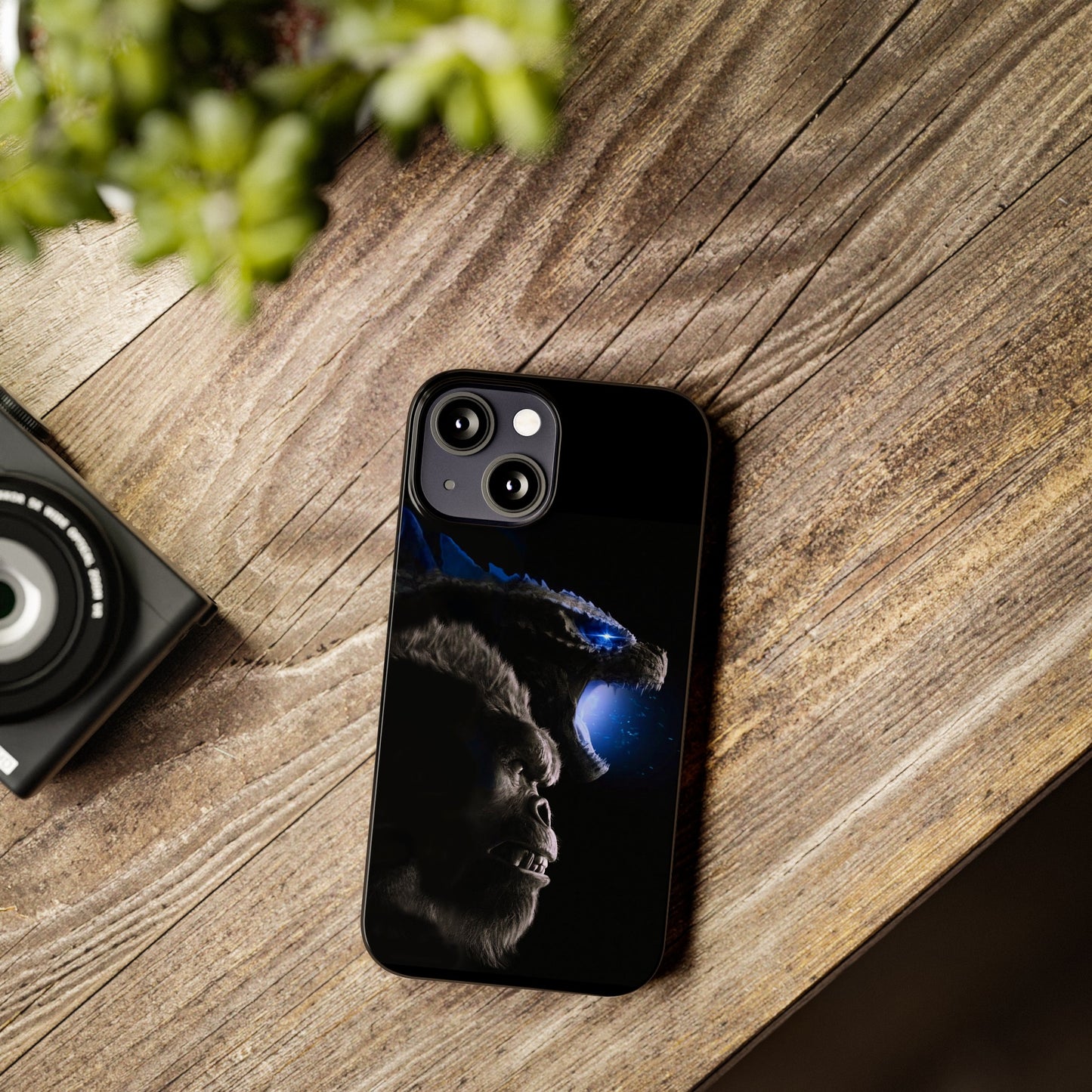 Godzilla x Kong New Age iPhone Cases: Unleash the Titans (Blue Edition)