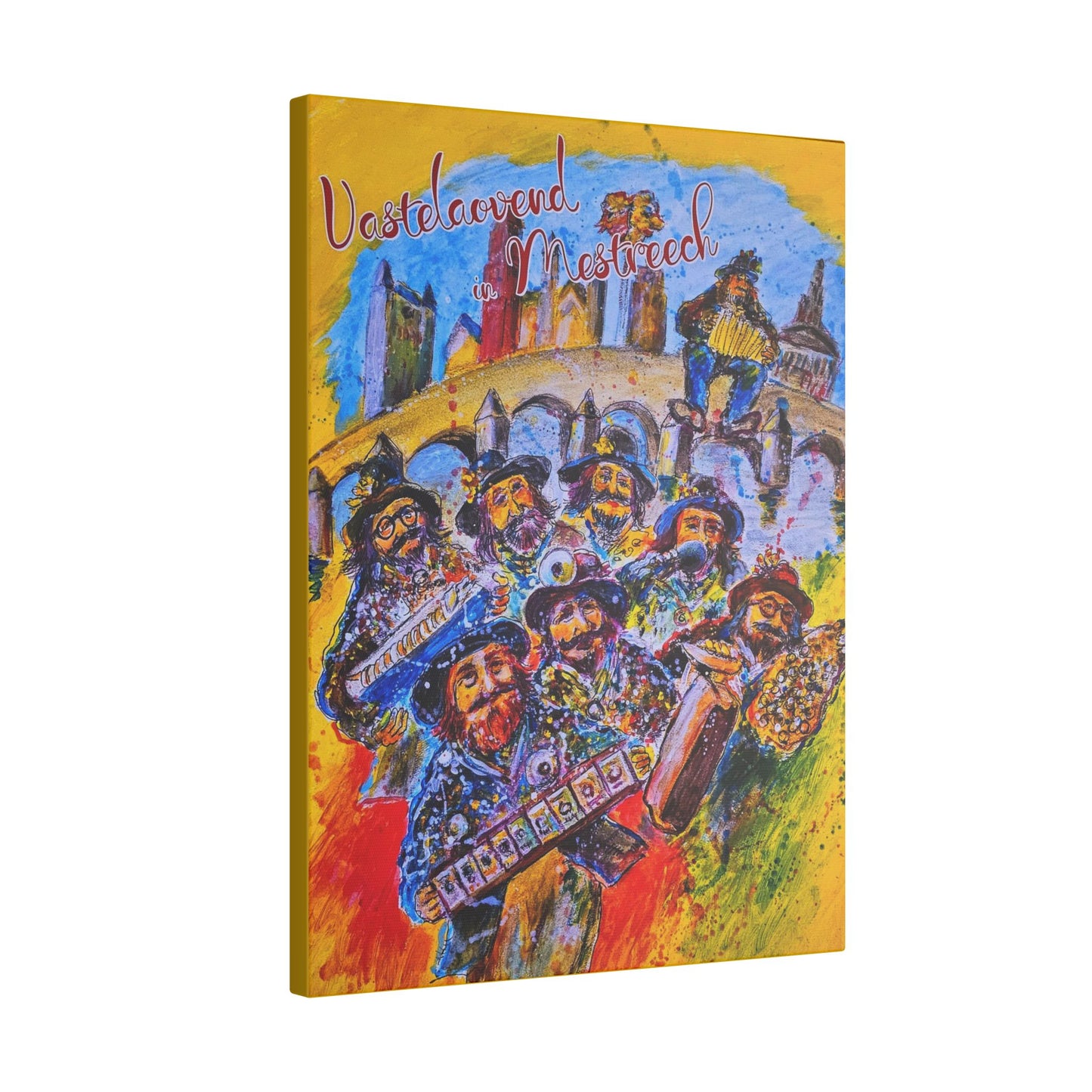 Vastelaovend in Mestreech - Colorful Wall Canvas