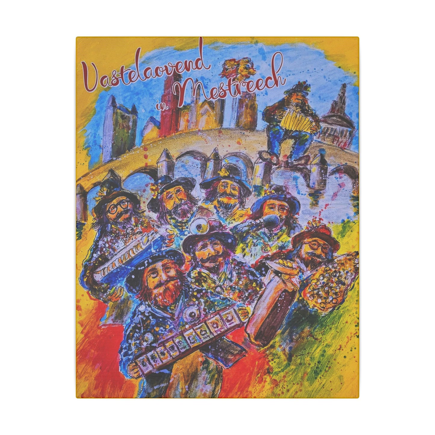 Vastelaovend in Mestreech - Colorful Wall Canvas