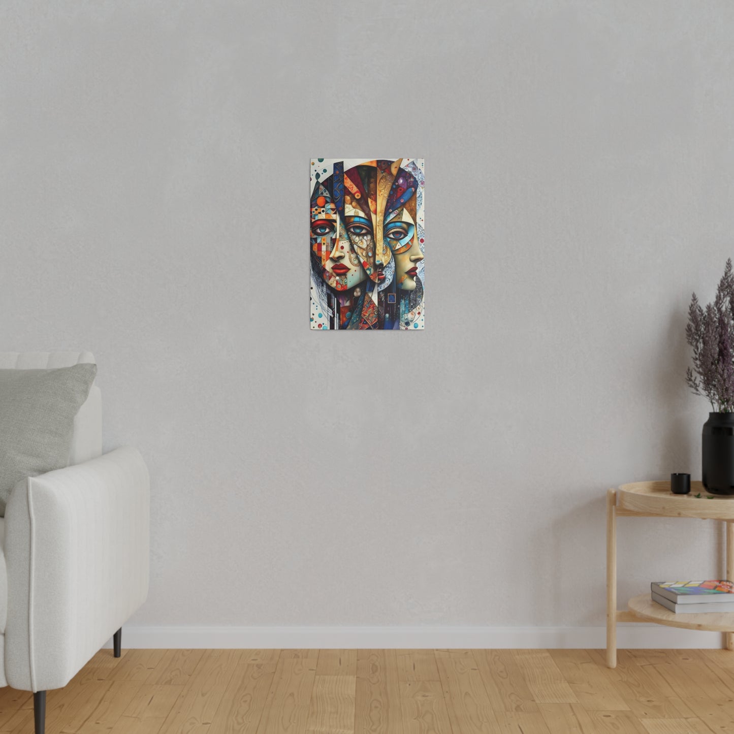 The 3 Faces Canvas Wall Art