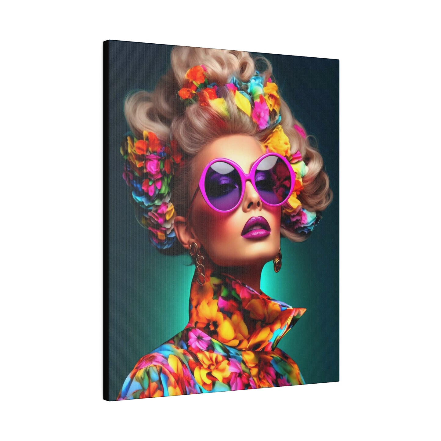 Vibrant Women: Colorful Art Style - Canvas