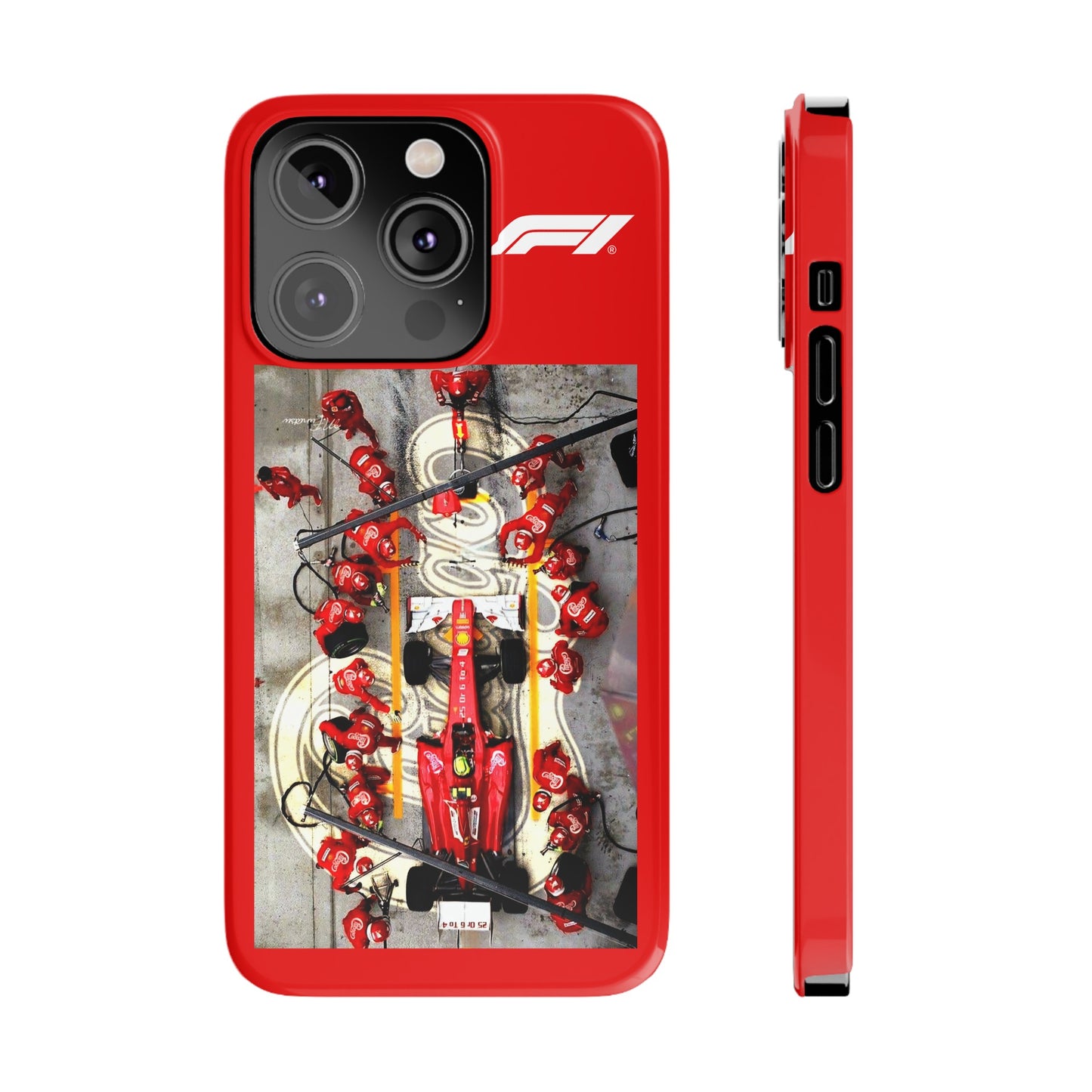 F1 Ferrari Pitstop Iphone Cases