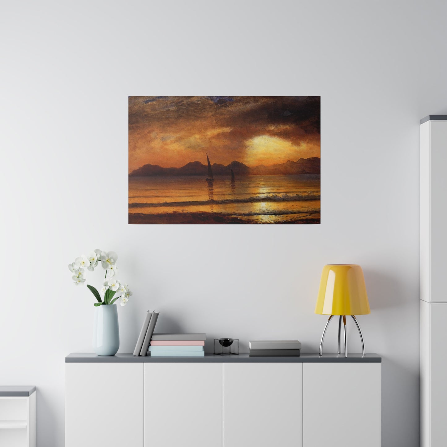 Sailing Into The Sunset - Canvas