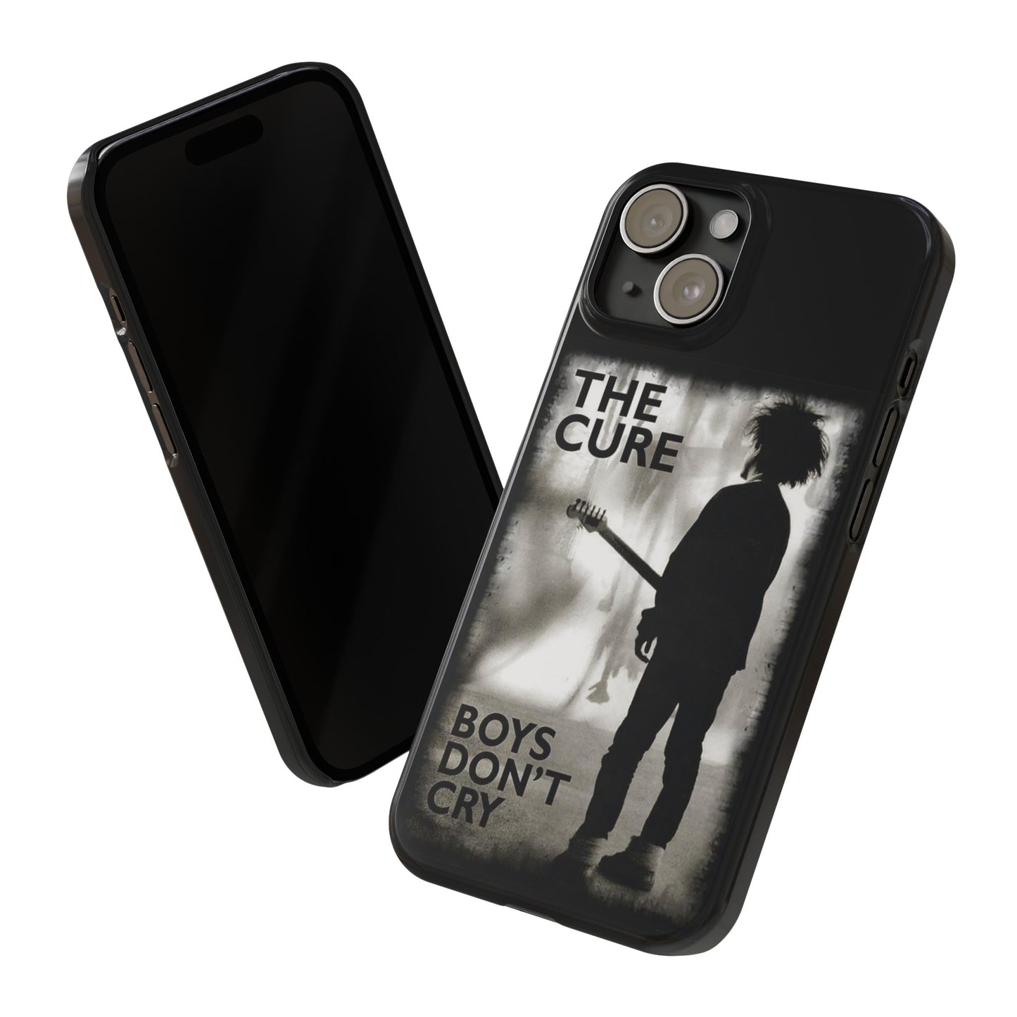 The Cure: Boys Don't Cry" iPhone Covers for 15, 14, 13, 12, 11
