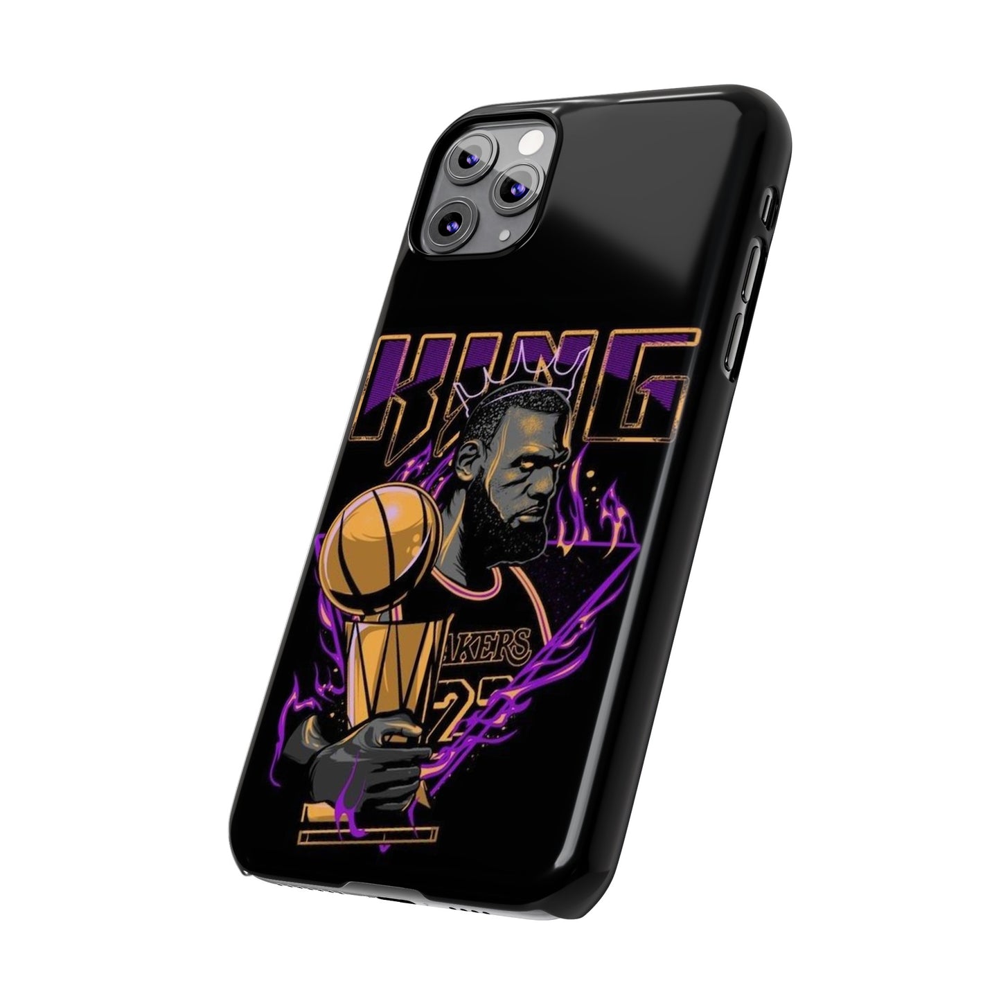 LeBron James is The King Iphone 15, 14, 13, 12, 11 Cases