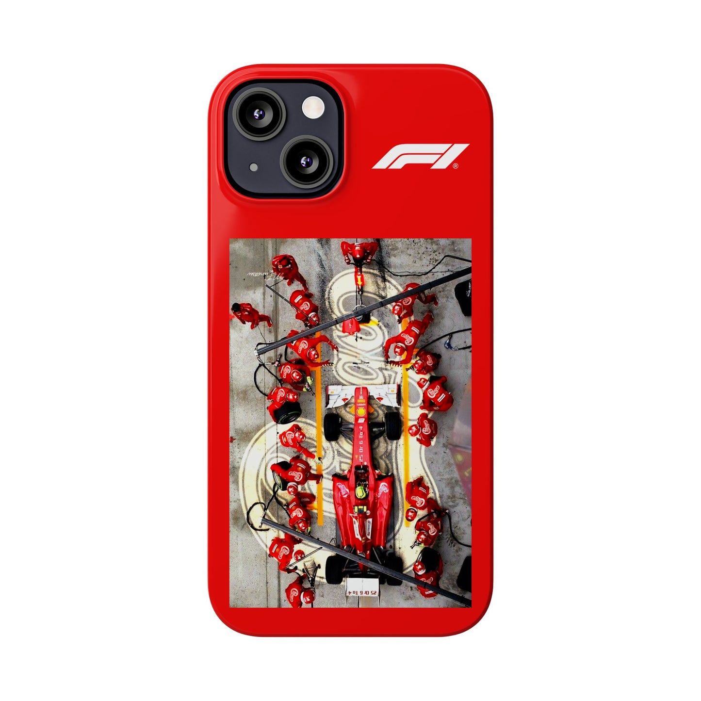 F1 Ferrari Pitstop Iphone Cases