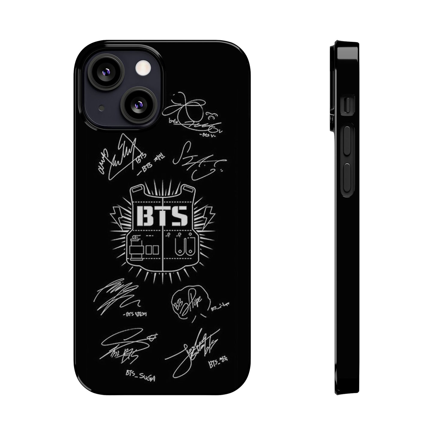 BTS Signature IPhone 15, 14, 13, 12 Cases
