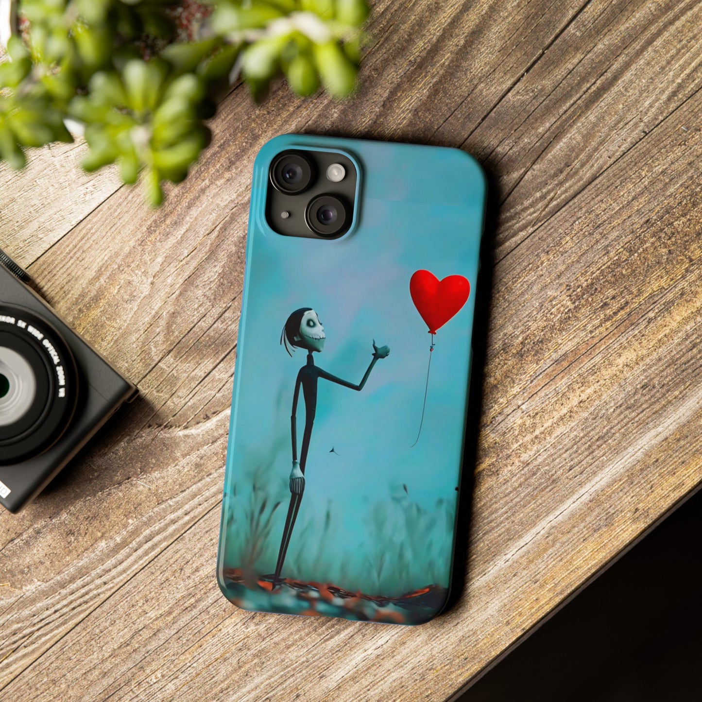 Heart Balloon Art Design iPhone Cases: Love in the Air