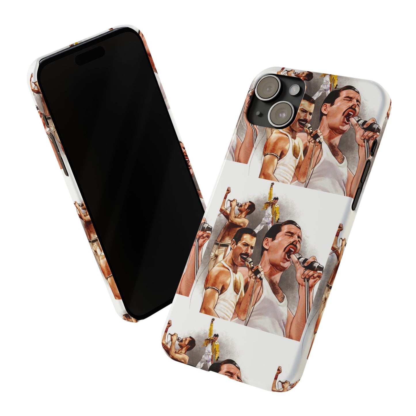 Freddie Mercury, Live, Queen, Iphone 15, 14, 13, 12 Cases