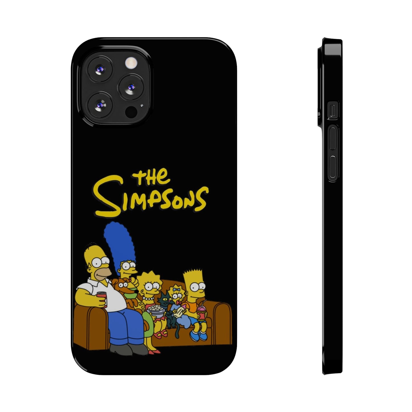 Springfield on Your Phone: The Simpsons iPhone 15, 14, 13, 12, 11 Cases